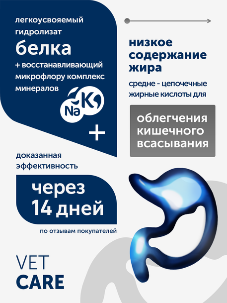 Сухой корм Formula Natural Vet Care Gastrointestinal (для собак с ЖКТ заболеваниями), 80 г