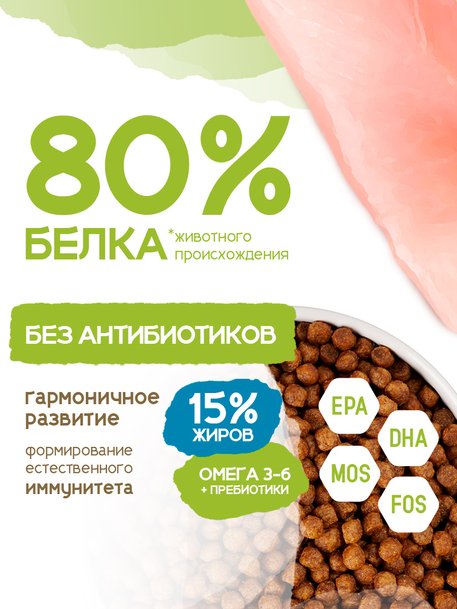 Сухой корм Formula Natural Life (для щенков мини пород), 80 г