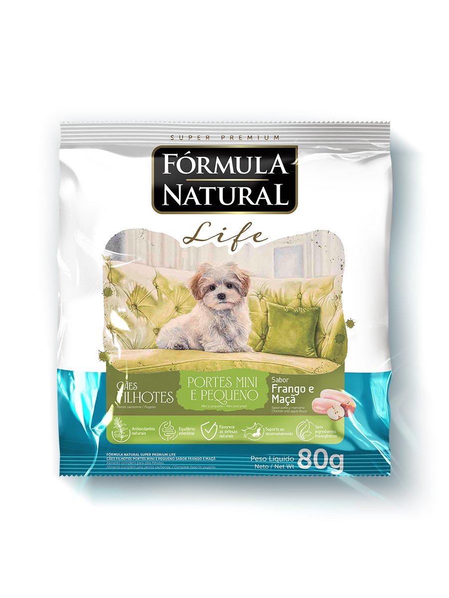 Сухой корм Formula Natural Life (для щенков мини пород), 80 г