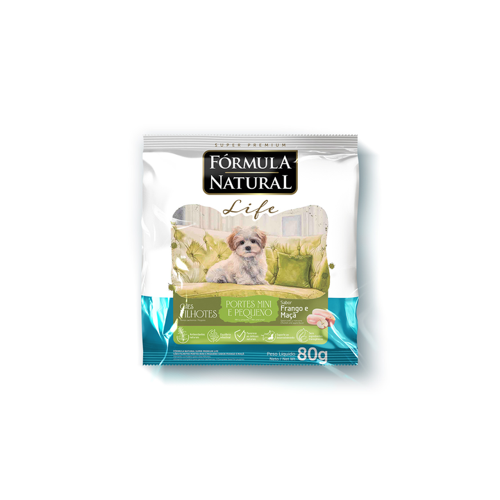 Сухой корм Formula Natural Life (для щенков мини пород), 80 г