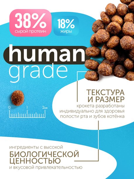 Сухой корм Formula Natural Fresh Meat (для котят) с курицей, яблоком и куркумой, 80 г