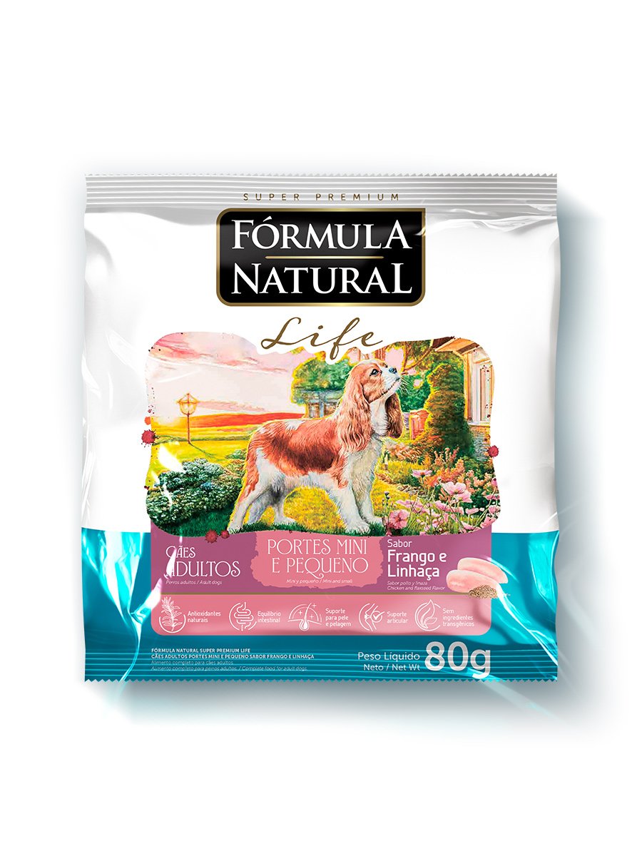 Сухой корм Formula Natural Life (для взр. собак мини пород), 80 г