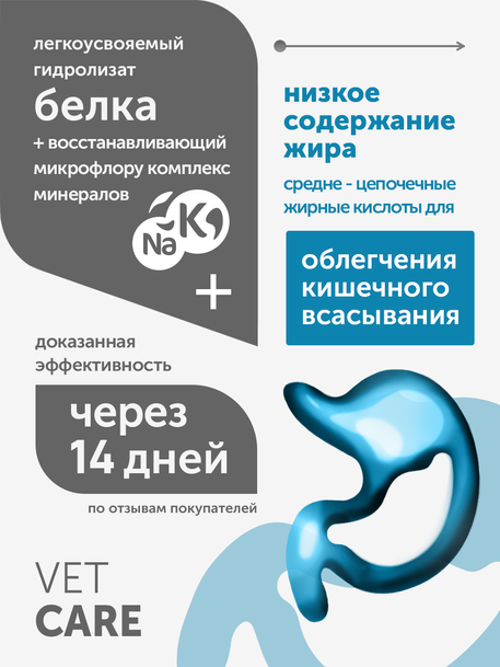 Сухой корм Formula Natural Vet Care Gastrointestinal Low Fat (для собак с ЖКТ забол), 80 г